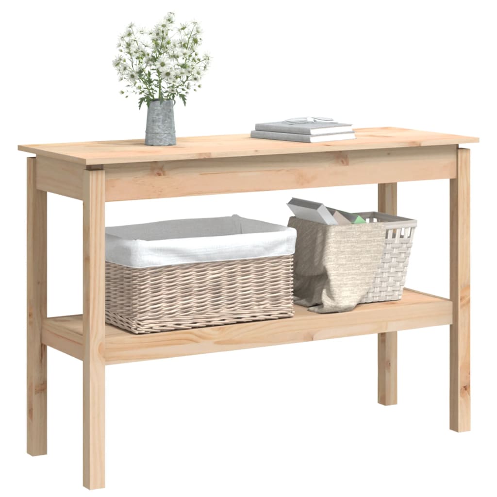 Table console 110x40x75 cm Bois massif de pin - XIOS