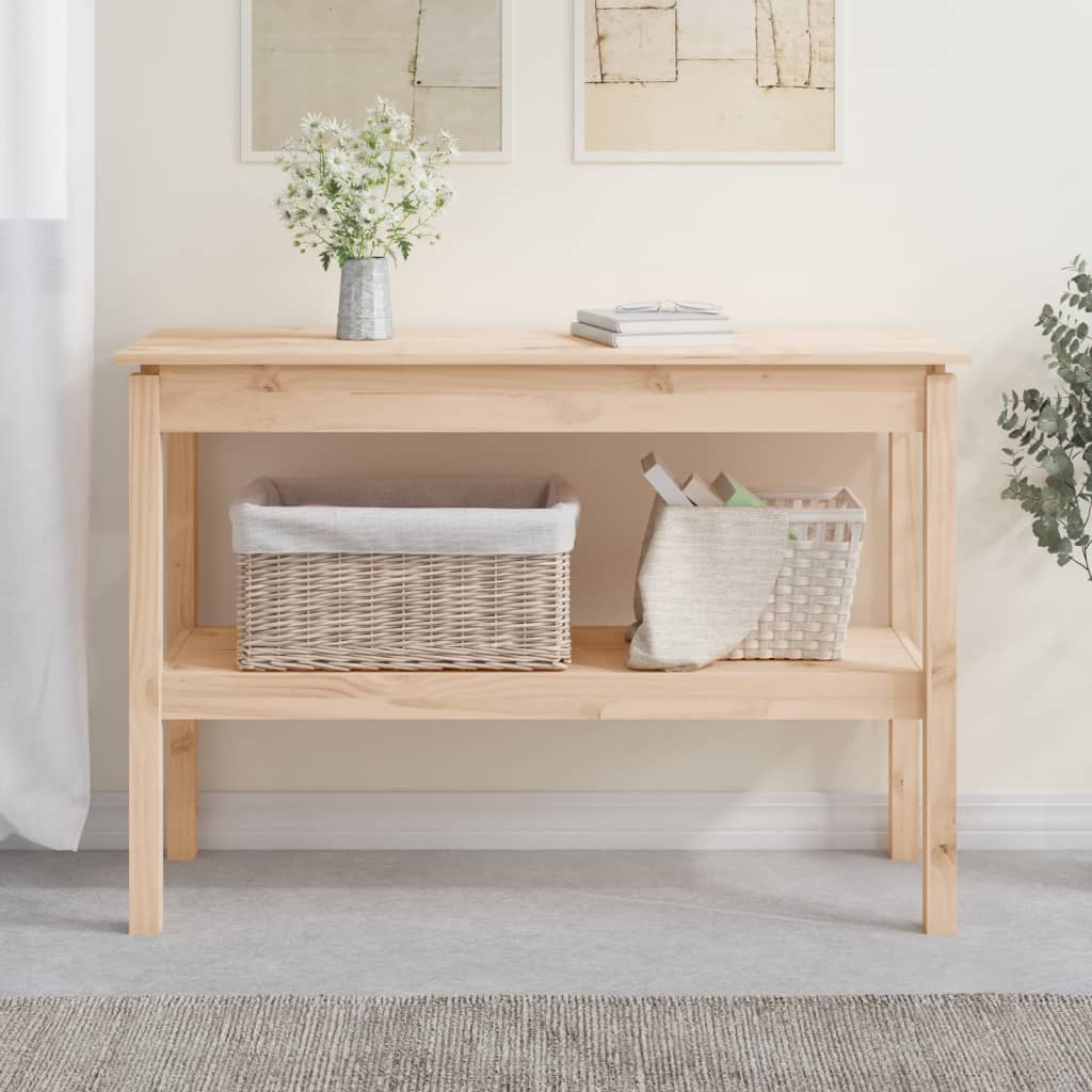 Table console 110x40x75 cm Bois massif de pin - XIOS
