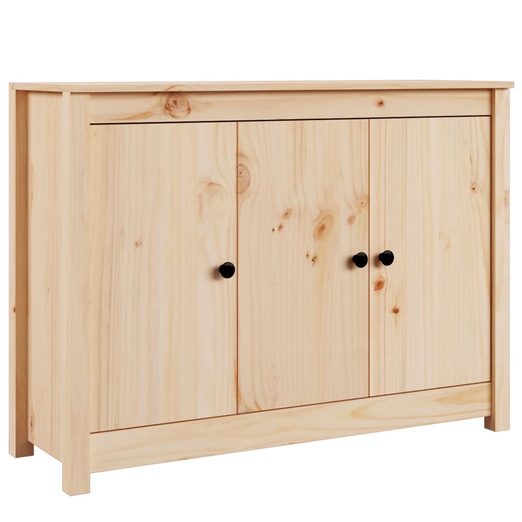 Buffet 100x35x74 cm Bois massif de pin - XIOS