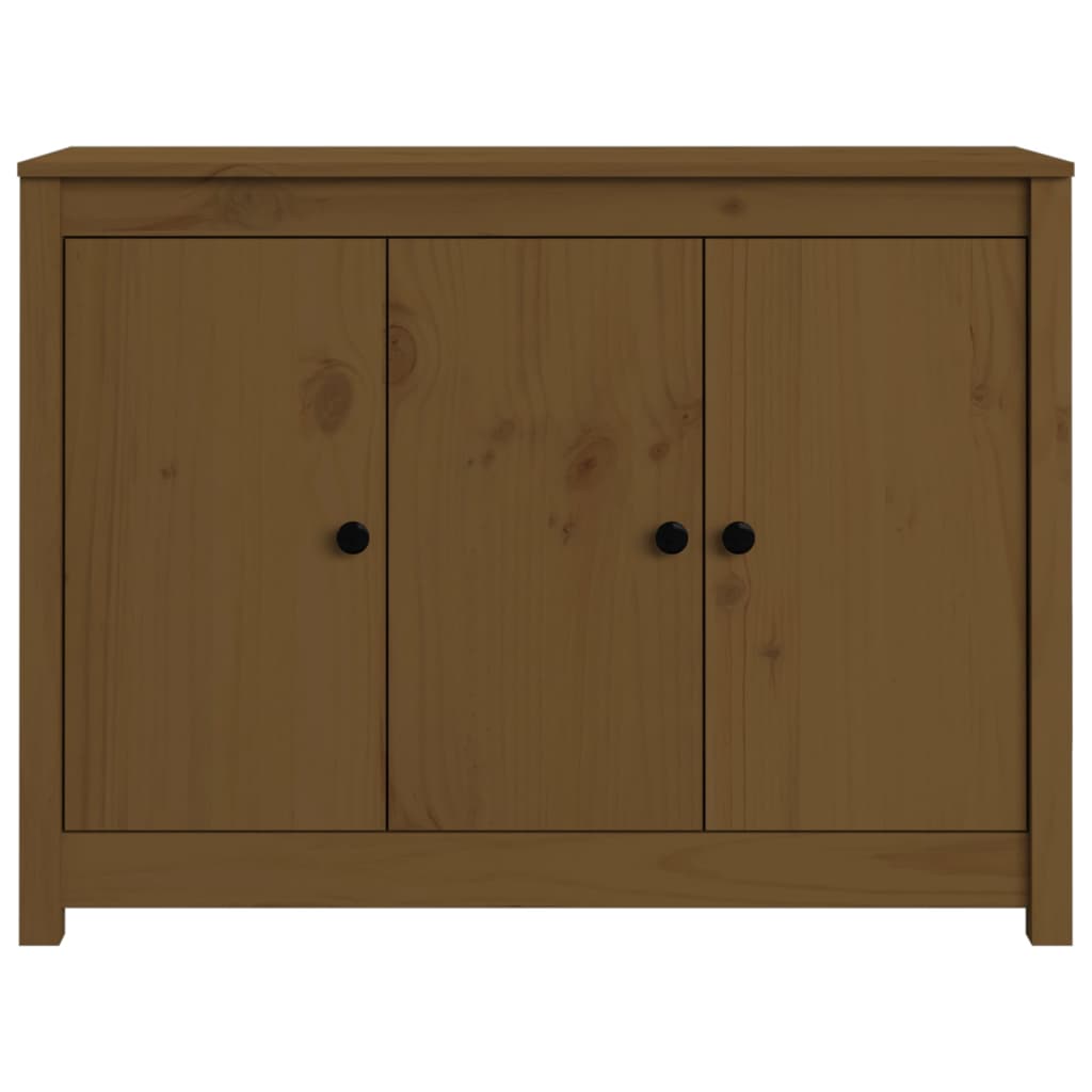 Buffet Marron miel 100x35x74 cm Bois massif de pin - XIOS