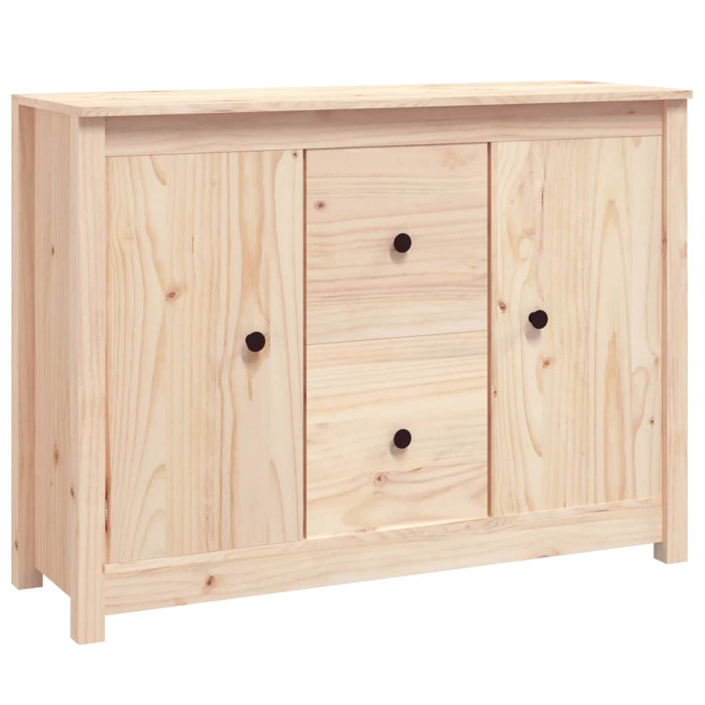 Buffet 100x35x74 cm Bois massif de pin - XIOS