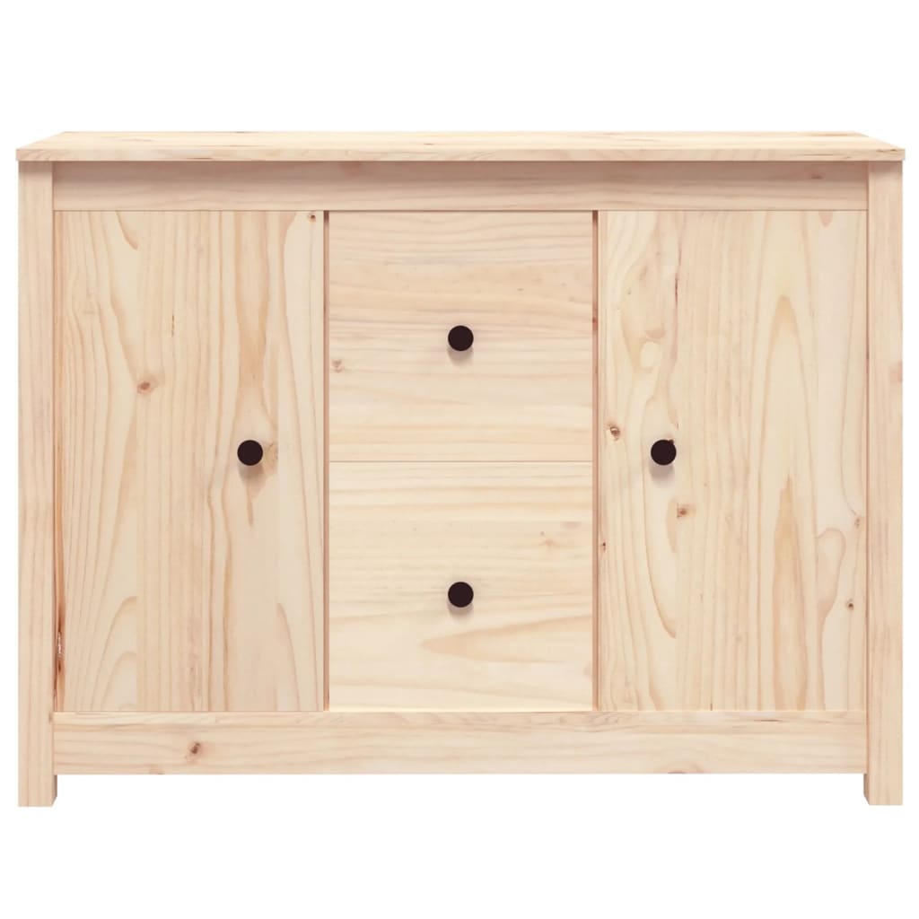 Buffet 100x35x74 cm Bois massif de pin - XIOS