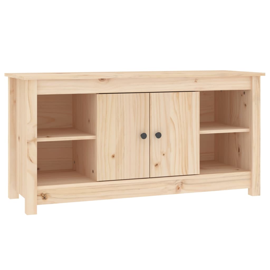 Meuble TV 103x36,5x52 cm Bois de pin massif - XIOS