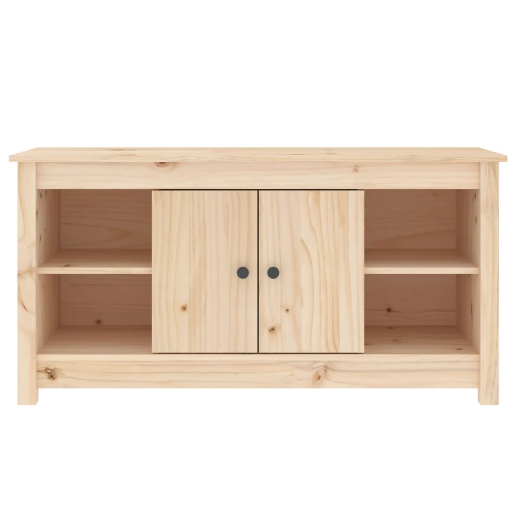 Meuble TV 103x36,5x52 cm Bois de pin massif - XIOS