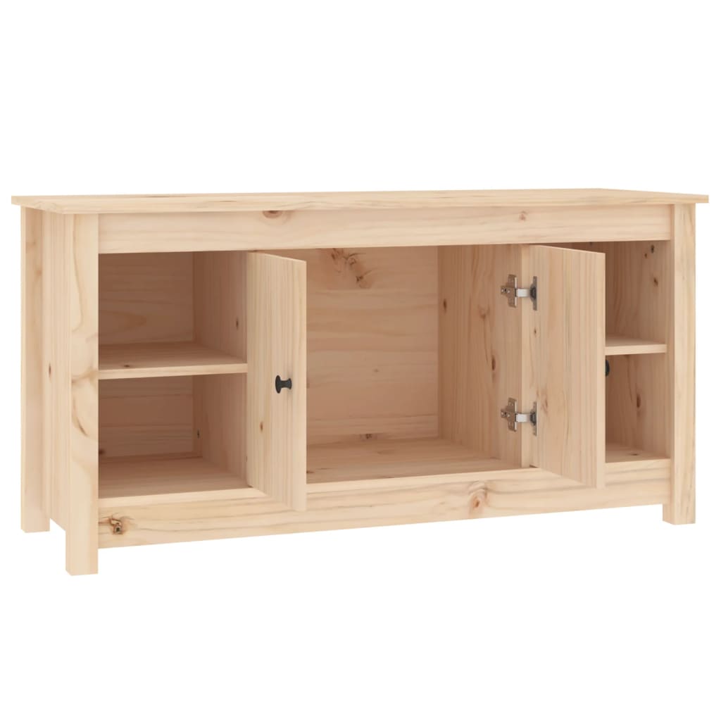 Meuble TV 103x36,5x52 cm Bois de pin massif - XIOS