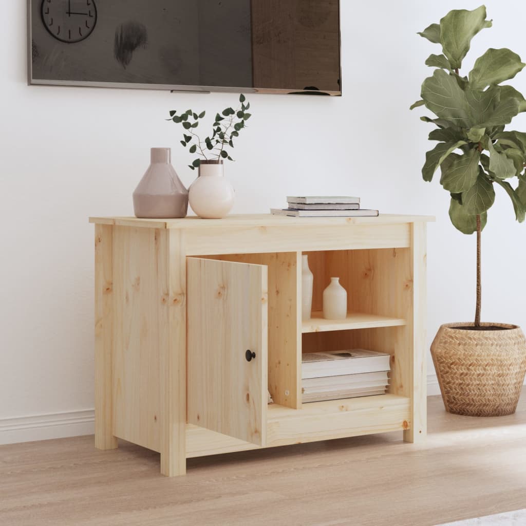 Meuble TV 70x36,5x52 cm Bois de pin massif - XIOS