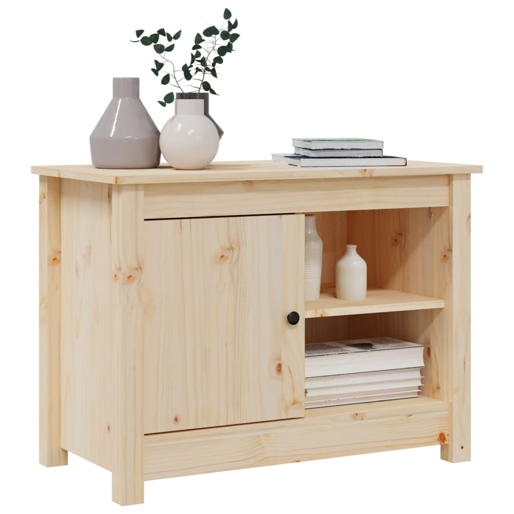 Meuble TV 70x36,5x52 cm Bois de pin massif - XIOS