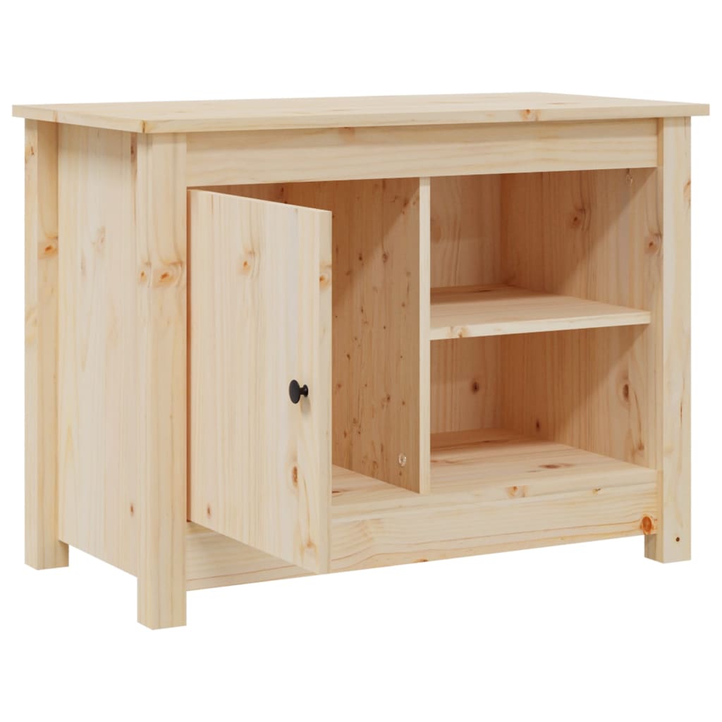 Meuble TV 70x36,5x52 cm Bois de pin massif - XIOS