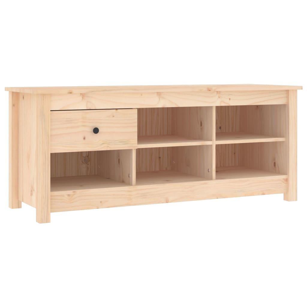 Armoire à chaussures 110x38x45,5 cm Bois de pin massif - XIOS