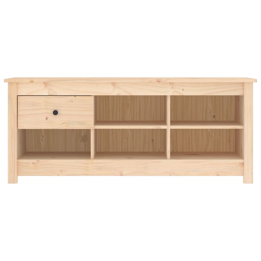 Armoire à chaussures 110x38x45,5 cm Bois de pin massif - XIOS
