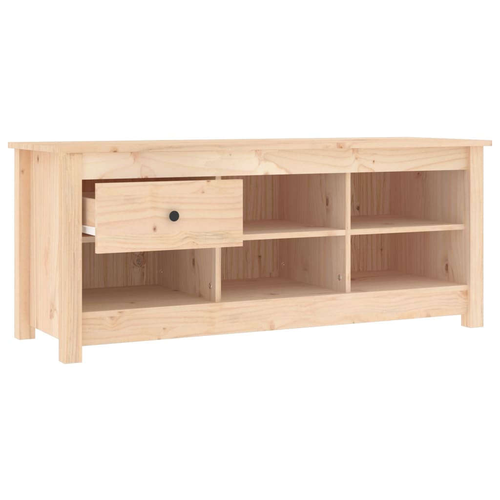Armoire à chaussures 110x38x45,5 cm Bois de pin massif - XIOS