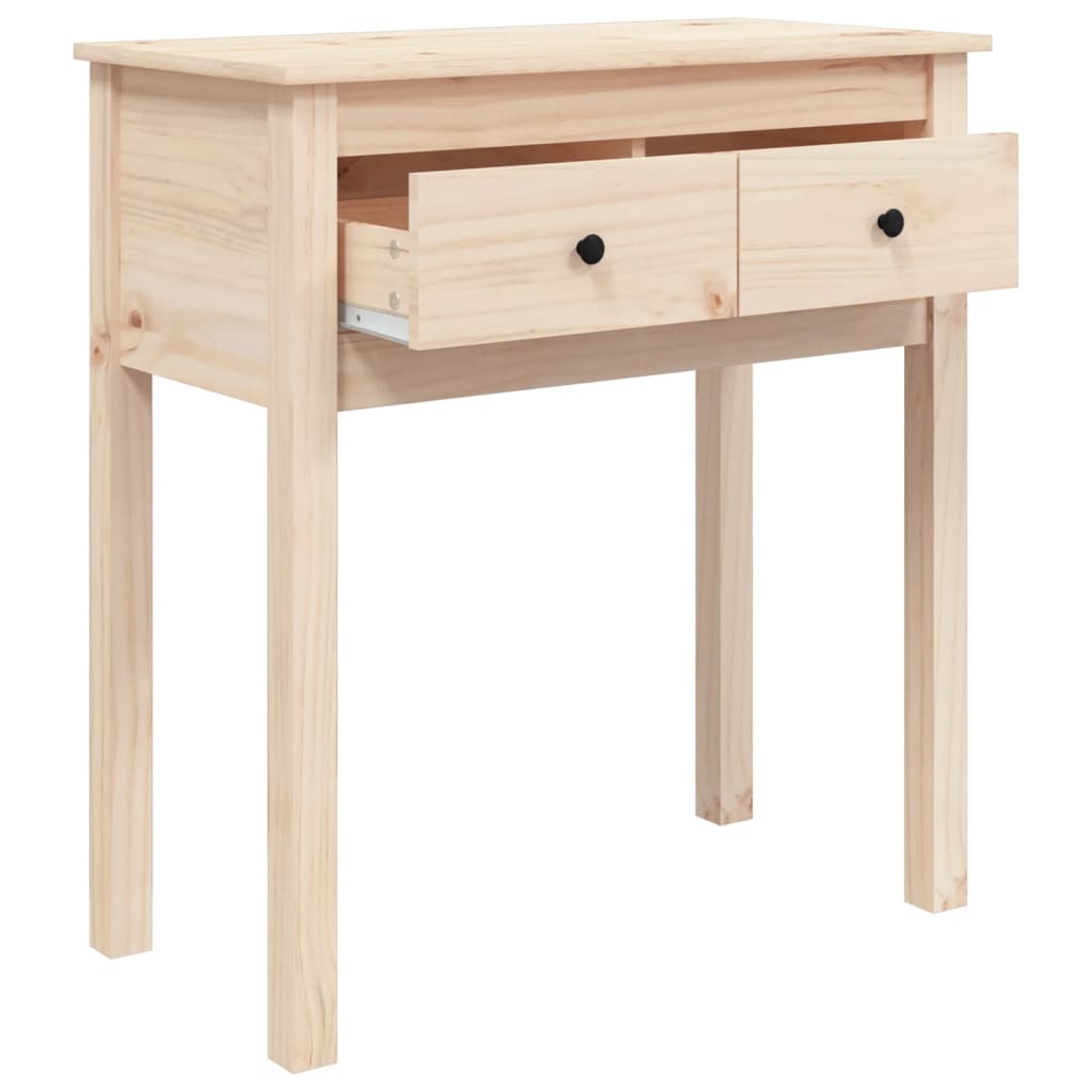 Table console 70x35x75 cm Bois massif de pin - XIOS