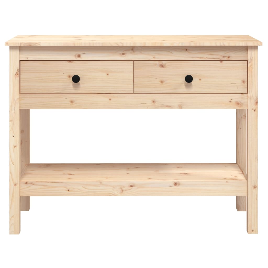 Table console 100x35x75 cm Bois massif de pin - XIOS