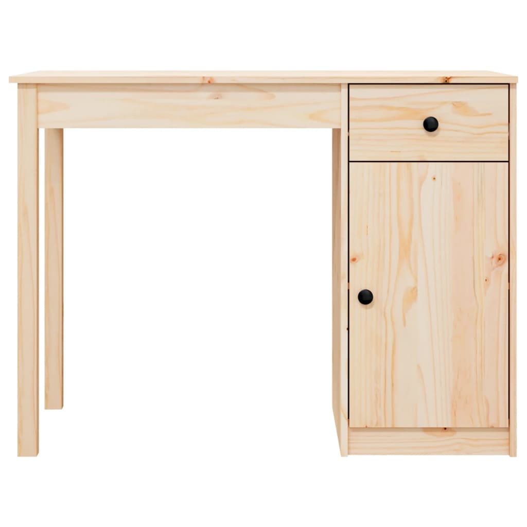 Bureau 100x50x75 cm Bois massif de pin Bureaux vidaXL   