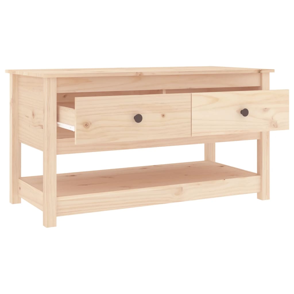 Table basse 102x49x55 cm Bois massif de pin - XIOS