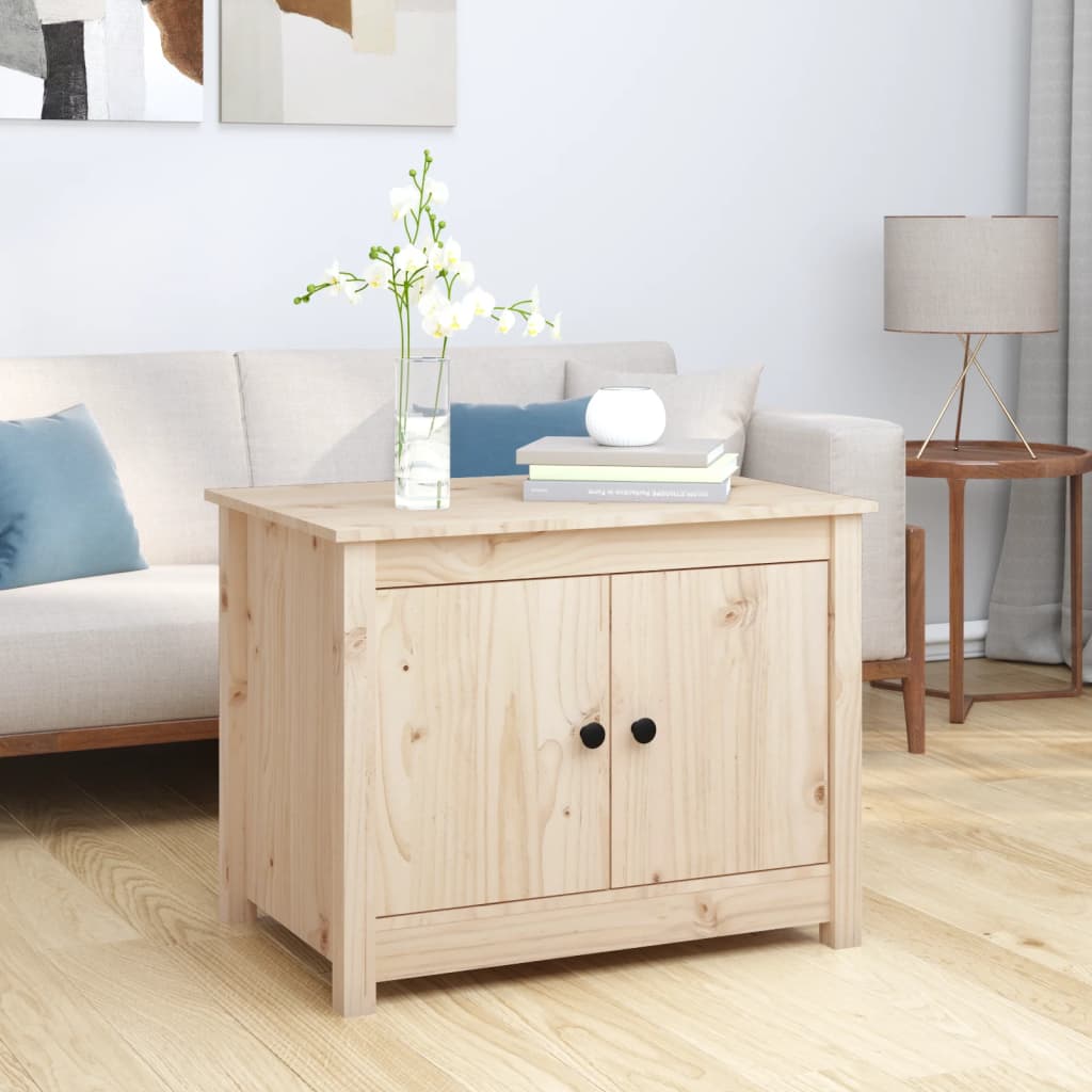 Table basse 71x49x55 cm Bois massif de pin - XIOS