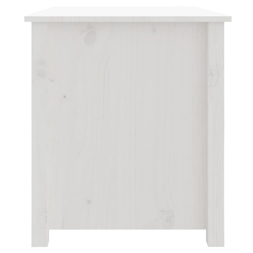 Table basse Blanc 71x49x55 cm Bois massif de pin - XIOS
