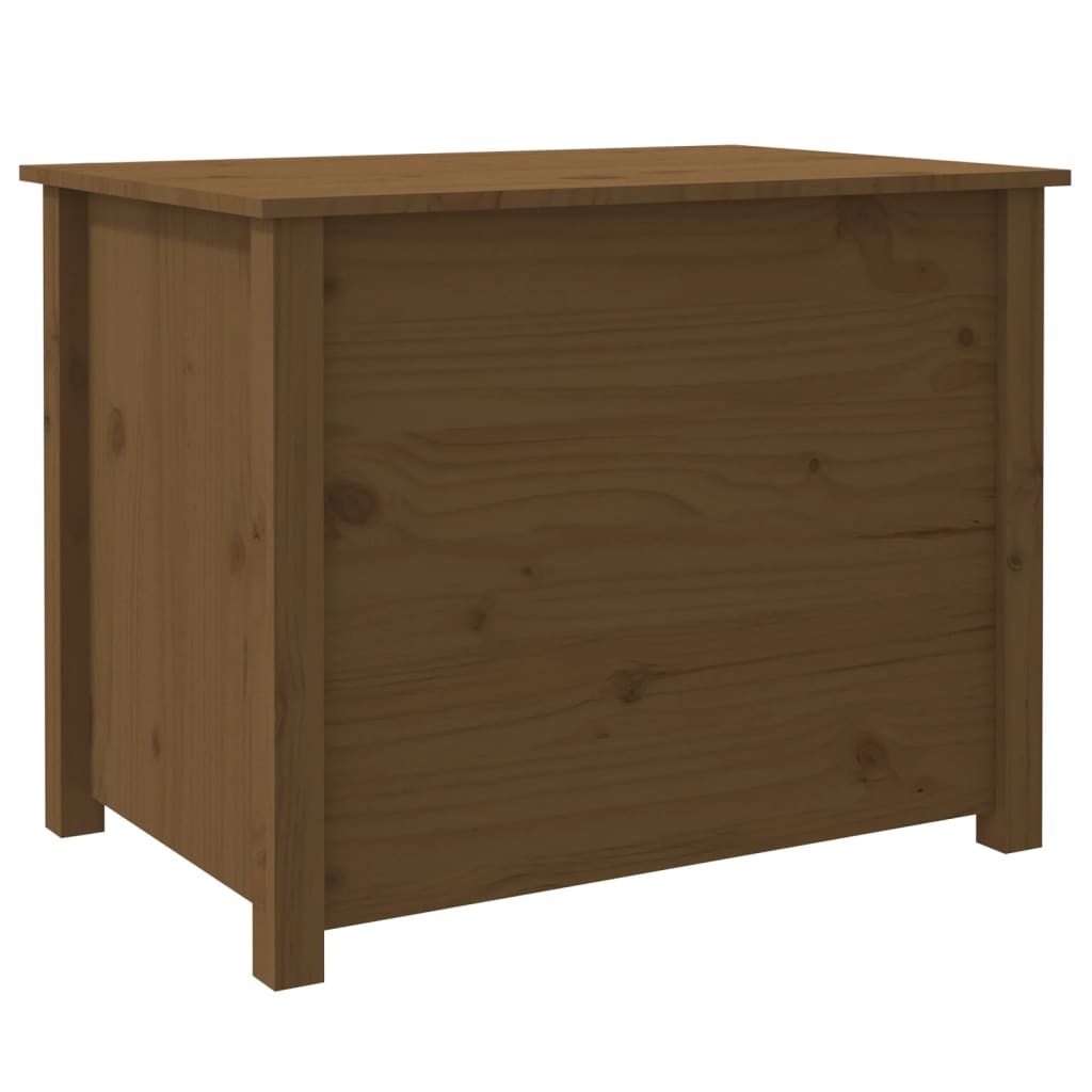 Table basse Marron miel 71x49x55 cm Bois massif de pin - XIOS