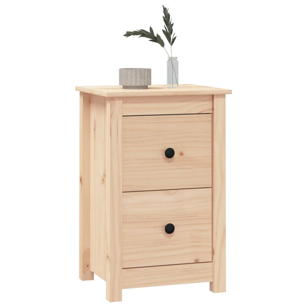 Table de chevet 40x35x61,5 cm Bois de pin massif - XIOS