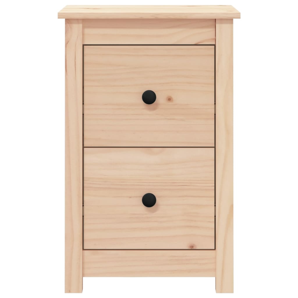 Tables de chevet 2 pcs 40x35x61,5 cm Bois de pin massif - XIOS