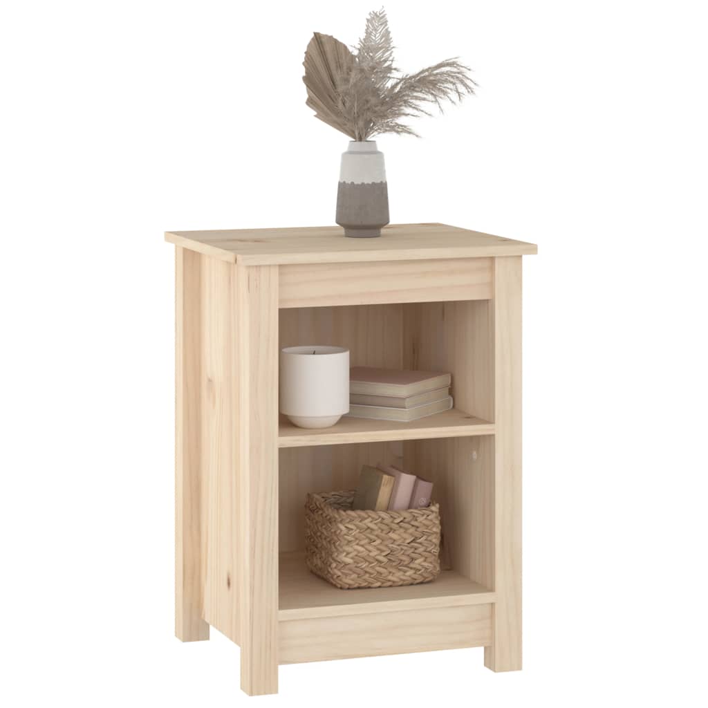 Tables de chevet 2 pcs 40x35x55 cm Bois de pin solide - XIOS