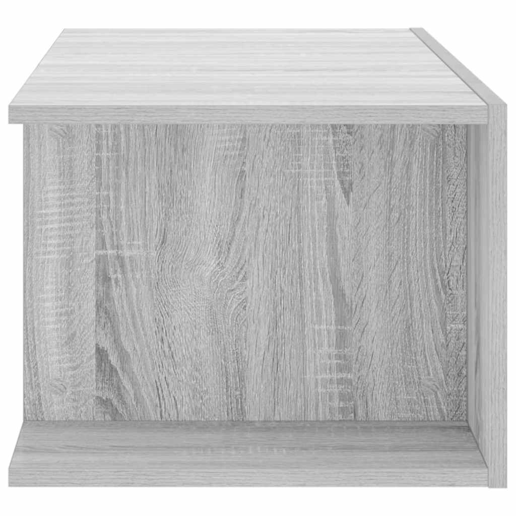 Meuble TV avec lumières LED Sonoma gris 90x39x30 cm - XIOS