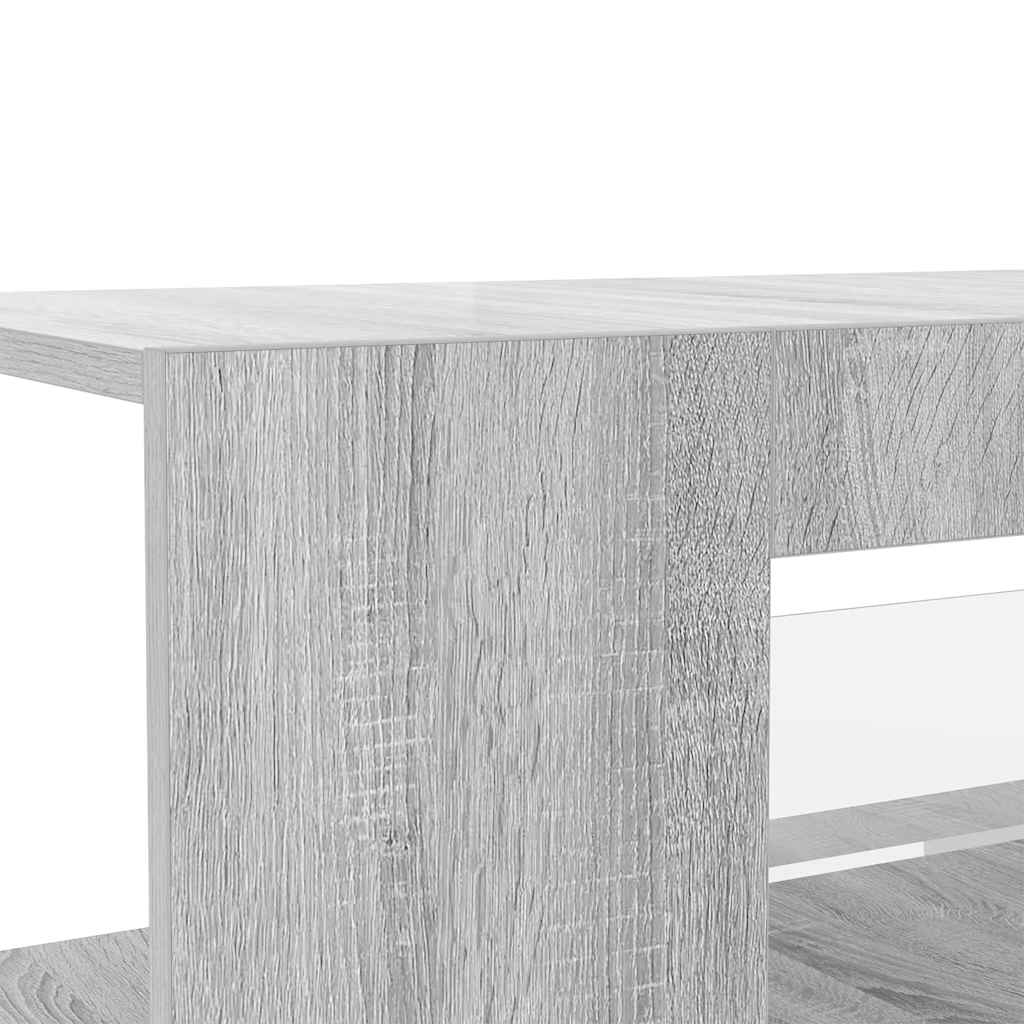 Meuble TV avec lumières LED Sonoma gris 90x39x30 cm - XIOS