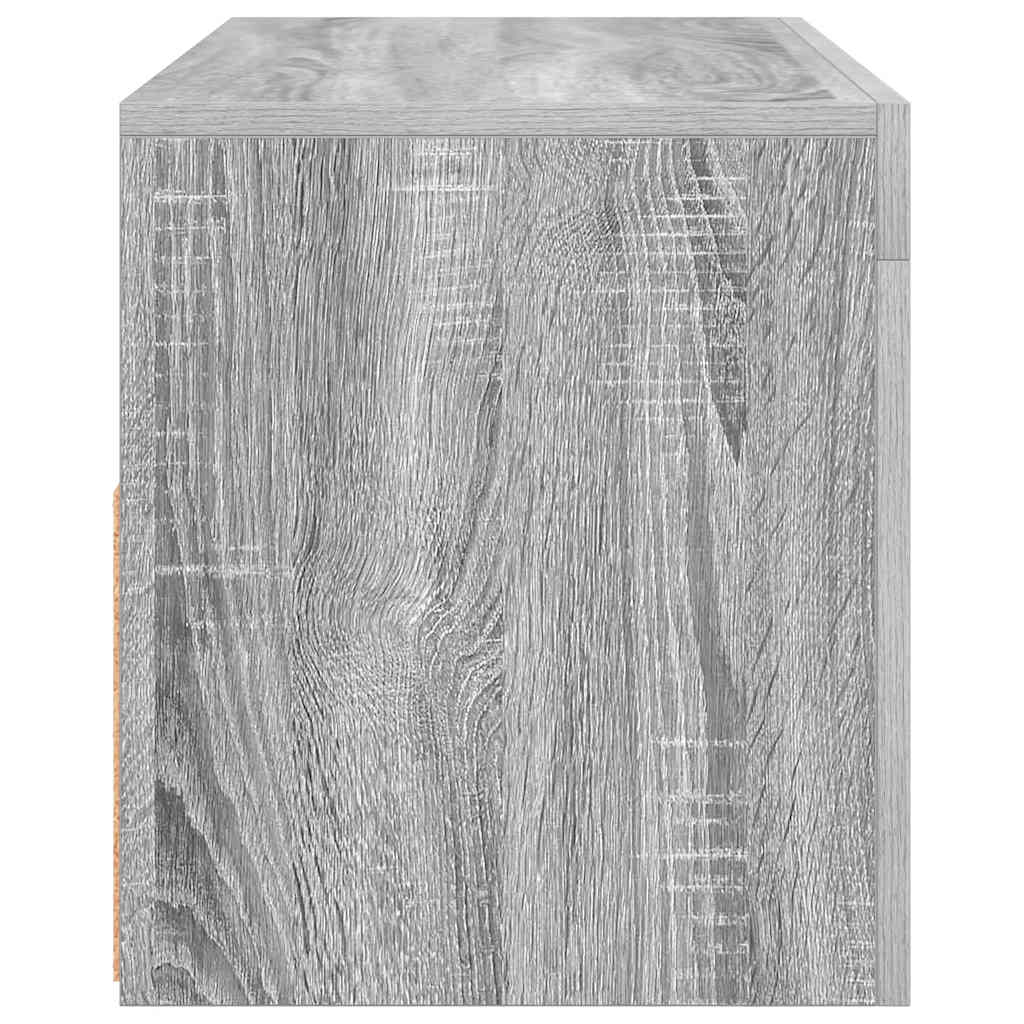Meuble TV avec lumières LED Sonoma gris 90x35x40 cm - XIOS