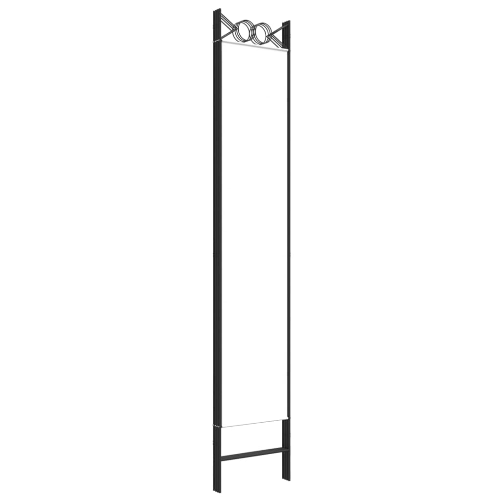 Cloison de séparation 4 panneaux Blanc 160x220 cm Tissu XIOS