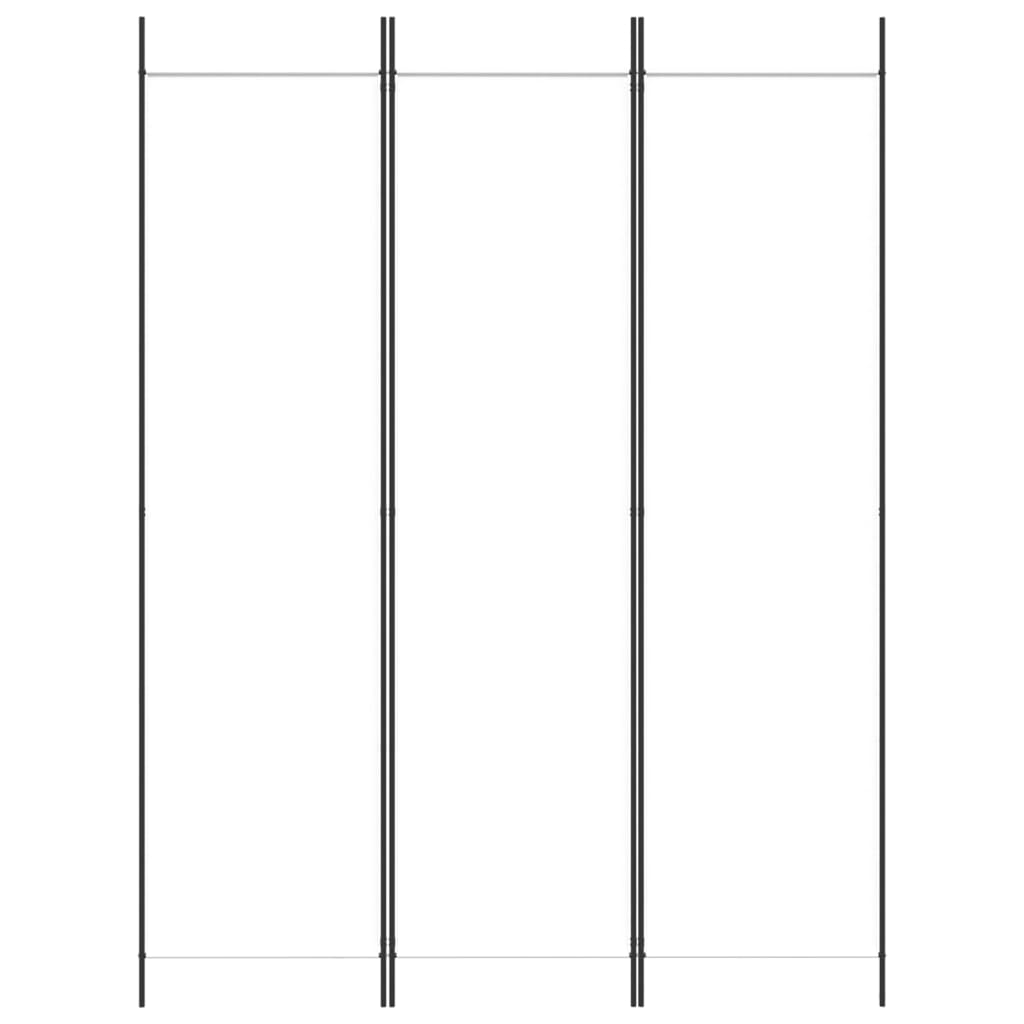 Cloison de séparation 3 panneaux Blanc 150x200 cm Tissu - XIOS