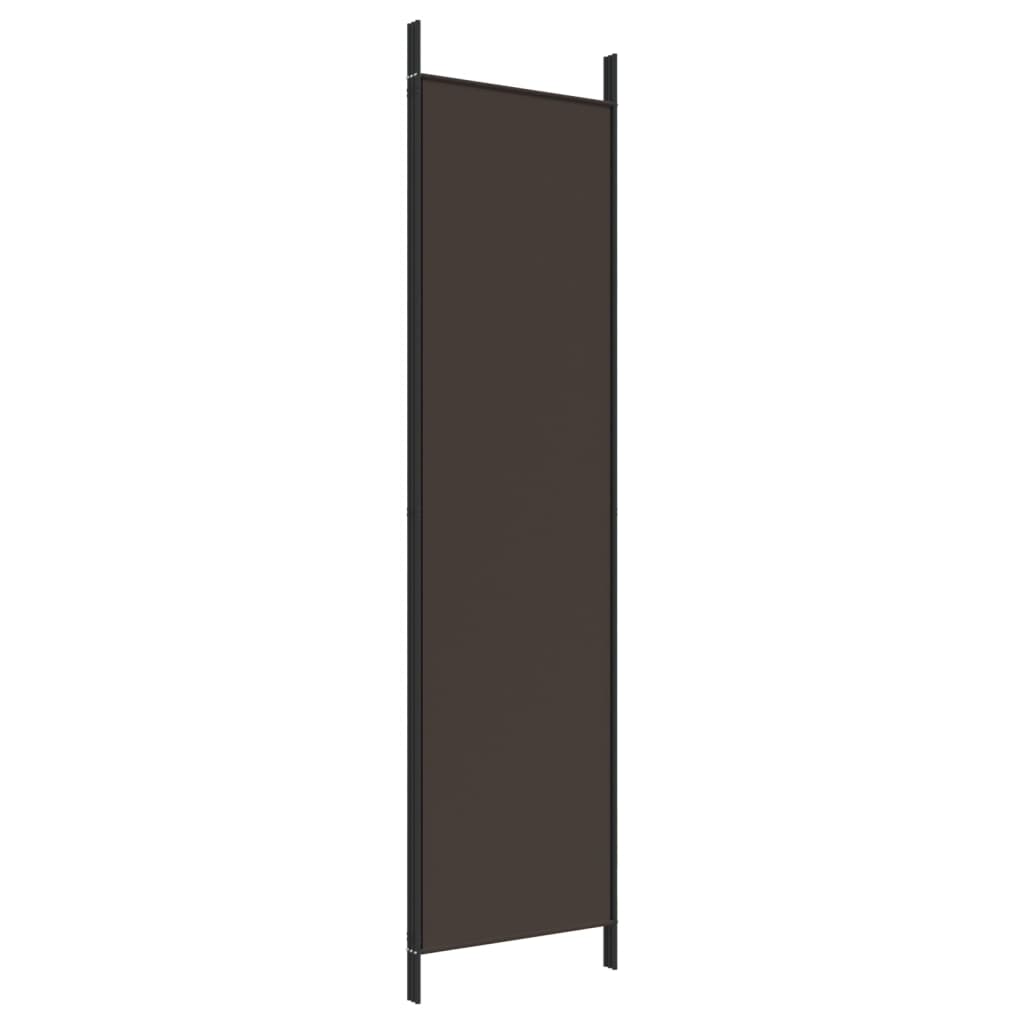 Cloison de séparation 3 panneaux Marron 150x200 cm Tissu - XIOS