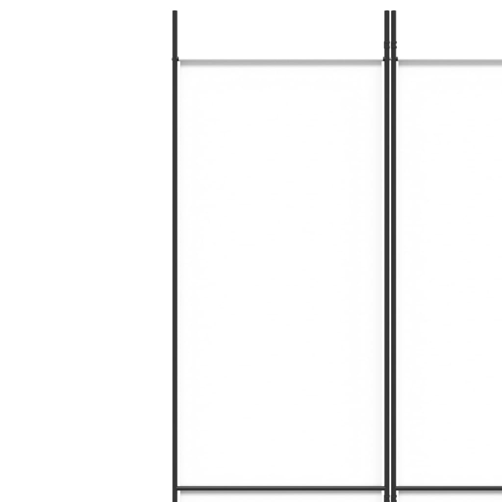 Cloison de séparation 3 panneaux Blanc 150x220 cm Tissu XIOS