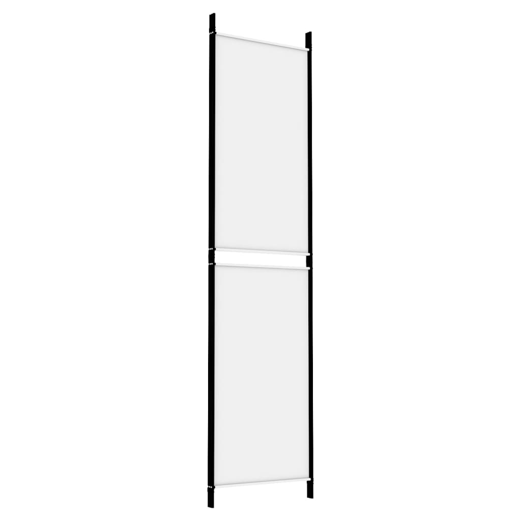 Cloison de séparation 3 panneaux Blanc 150x200 cm Tissu - XIOS