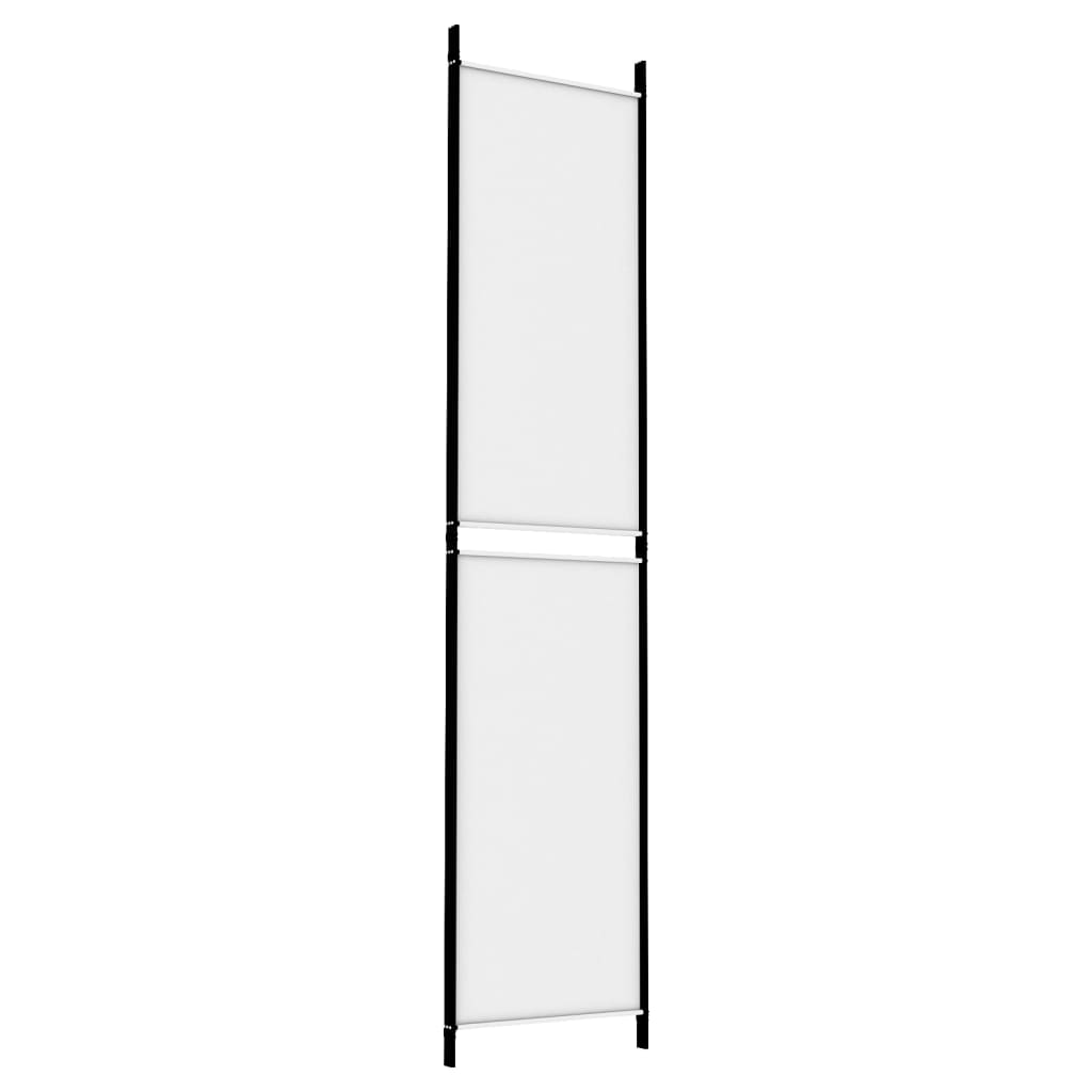 Cloison de séparation 3 panneaux Blanc 150x220 cm Tissu XIOS