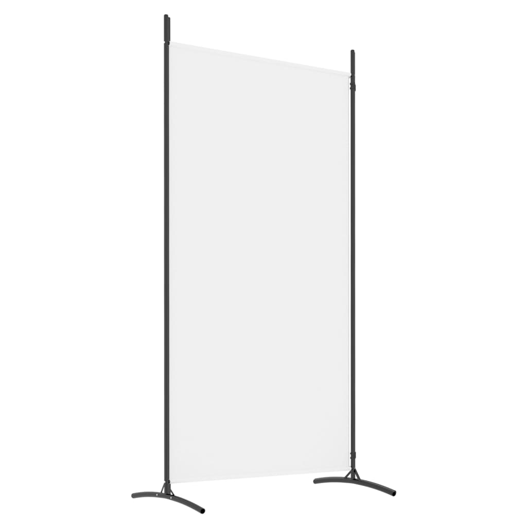 Cloison de séparation 2 panneaux Blanc 175x180 cm Tissu - XIOS