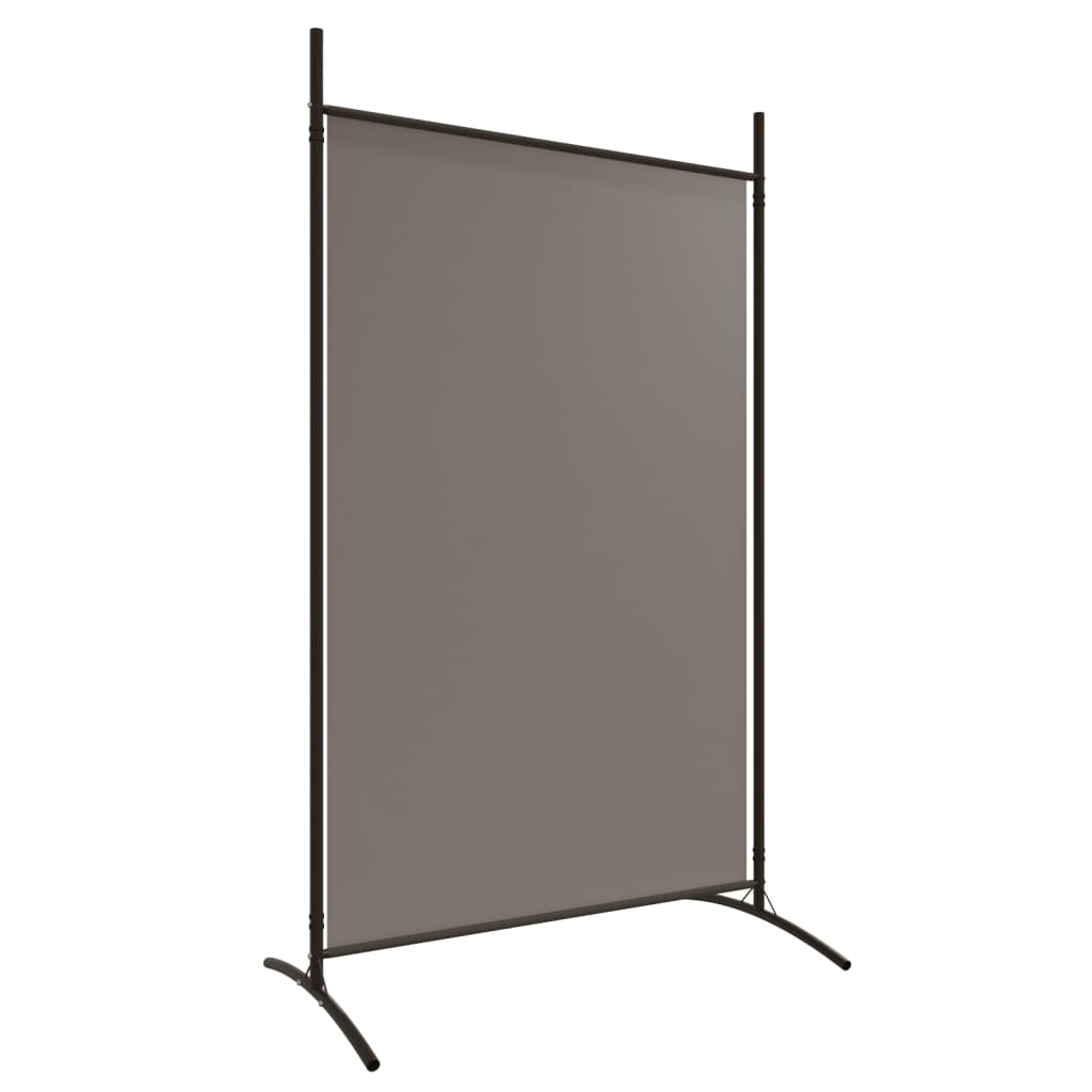 Cloison de séparation 4 panneaux Anthracite 346x180 cm Tissu XIOS