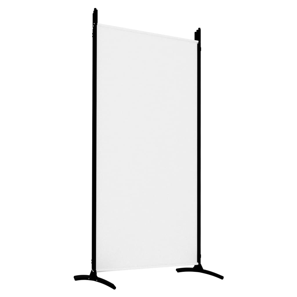 Cloison de séparation 5 panneaux Blanc 433x180 cm Tissu XIOS