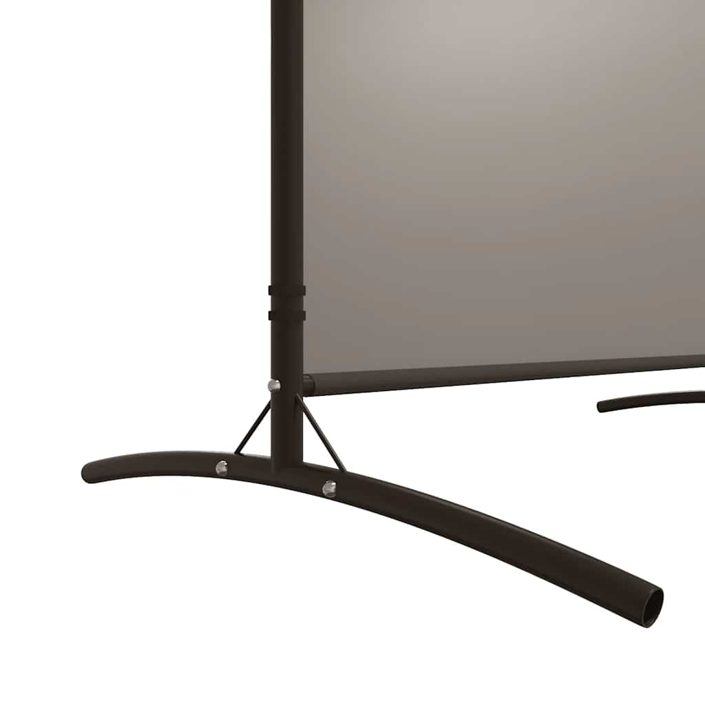 Cloison de séparation 2 panneaux Anthracite 348x180 cm Tissu - XIOS