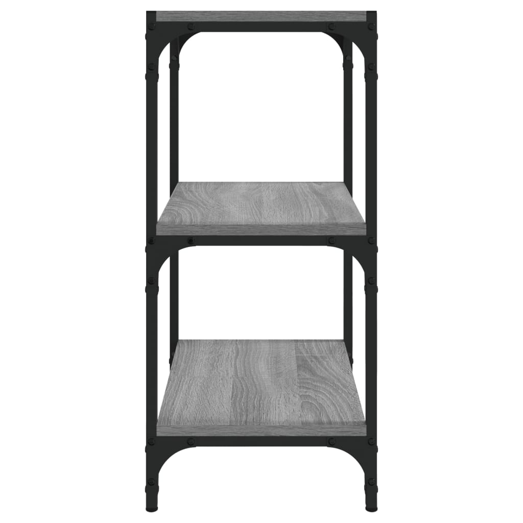 Bibliothèque Sonoma gris 40x33x70,5 cm Bois d'ingénierie acier - XIOS