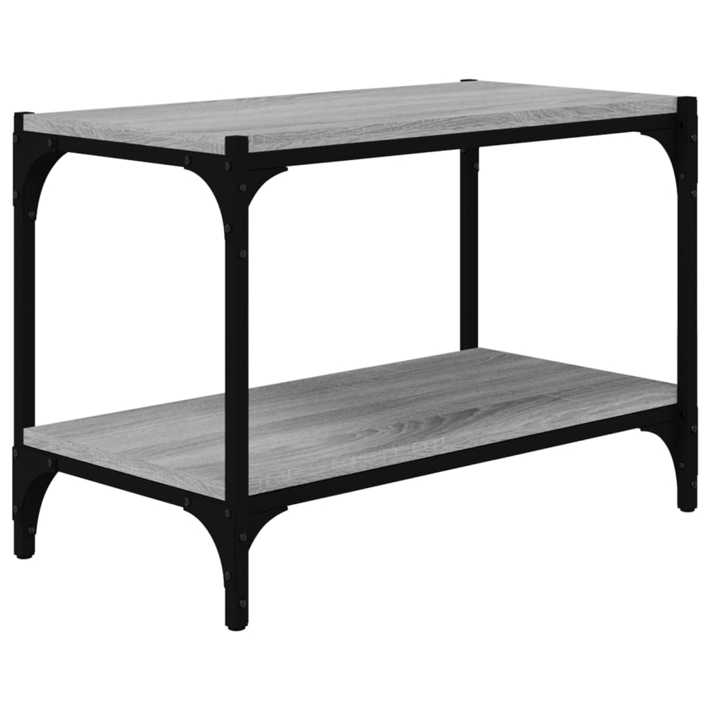 Meuble TV Sonoma gris 60x33x41 cm Bois d'ingénierie et acier - XIOS