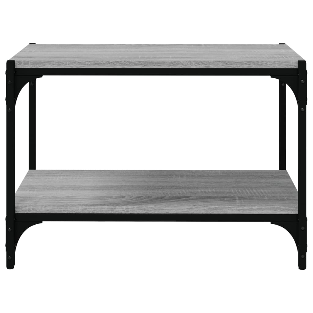 Meuble TV Sonoma gris 60x33x41 cm Bois d'ingénierie et acier - XIOS