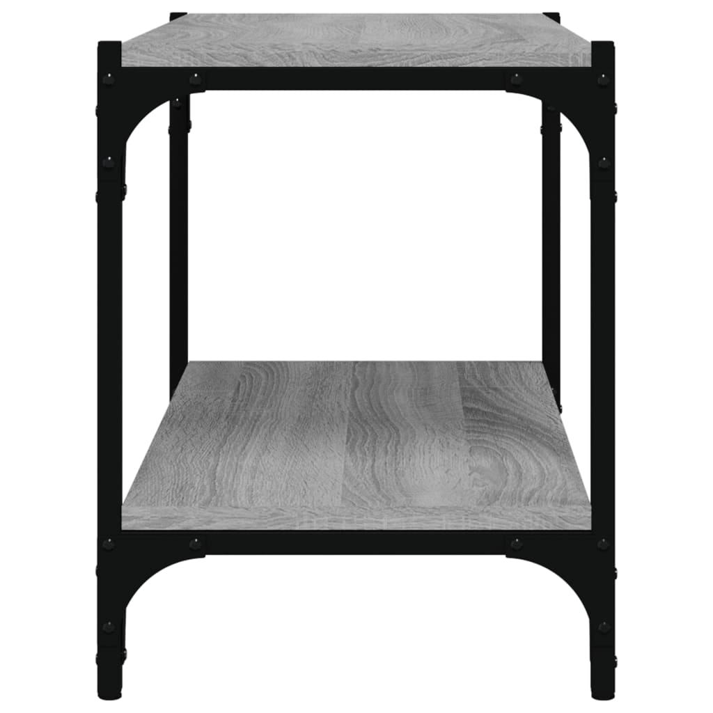 Meuble TV Sonoma gris 60x33x41 cm Bois d'ingénierie et acier - XIOS