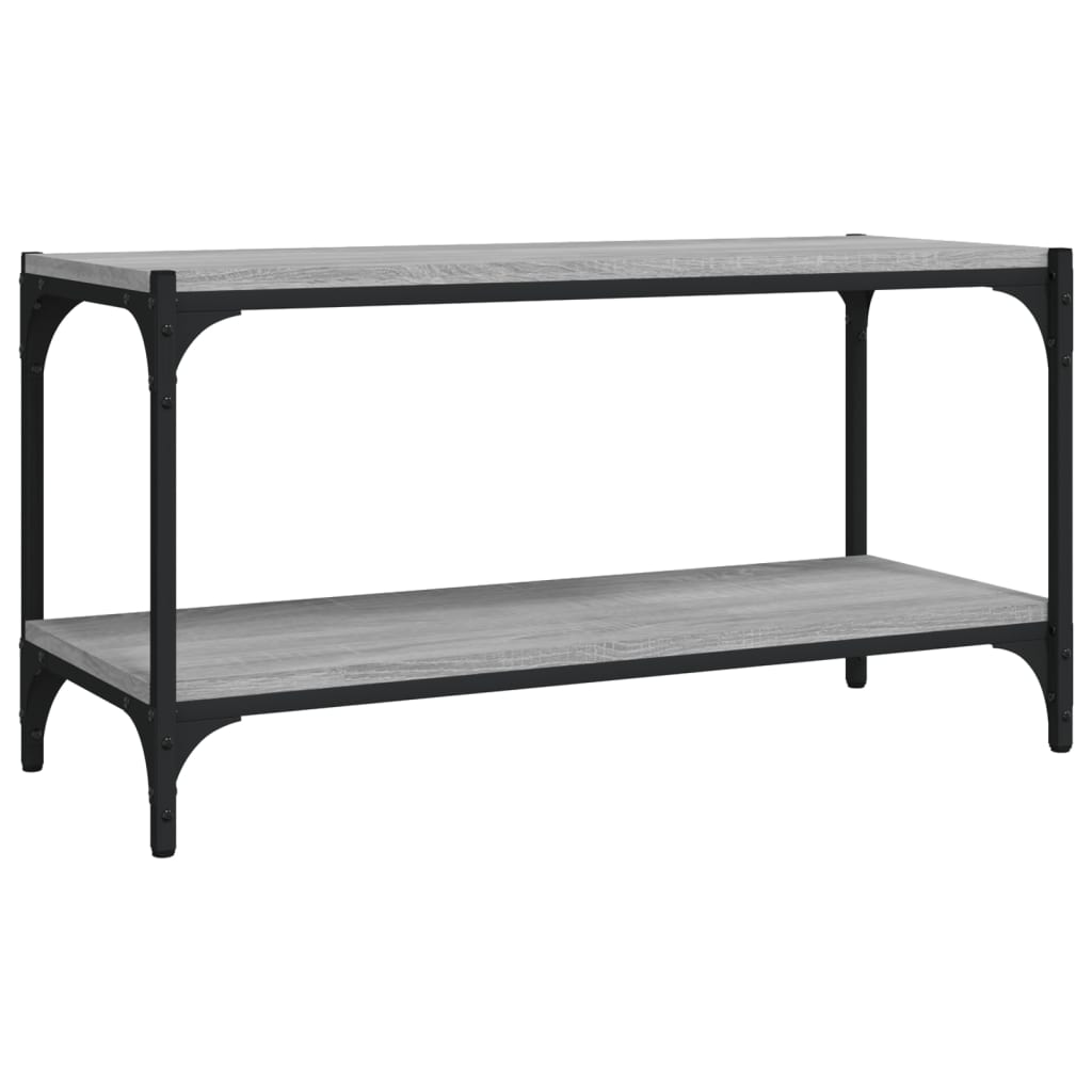 Meuble TV Sonoma gris 80x33x41 cm Bois d'ingénierie et acier - XIOS