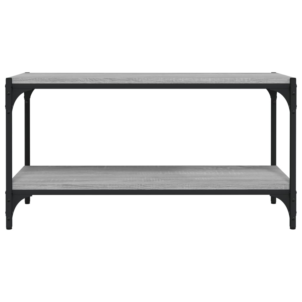 Meuble TV Sonoma gris 80x33x41 cm Bois d'ingénierie et acier - XIOS
