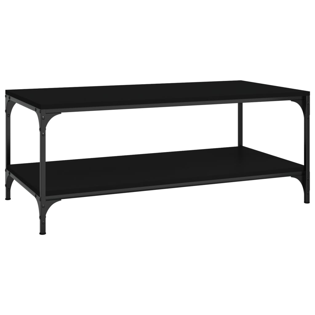 Table basse Noir 100x50x40 cm Bois d'ingénierie - XIOS