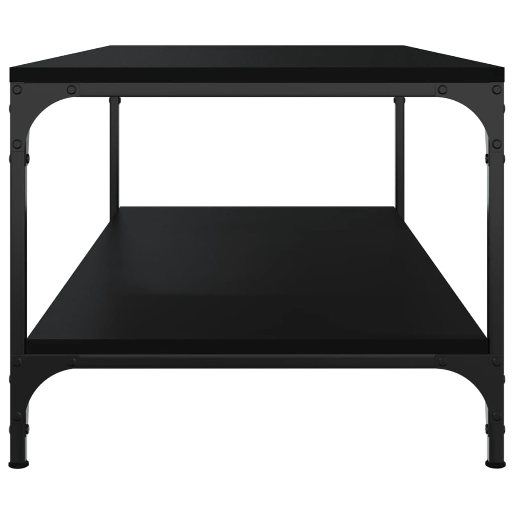 Table basse Noir 100x50x40 cm Bois d'ingénierie - XIOS