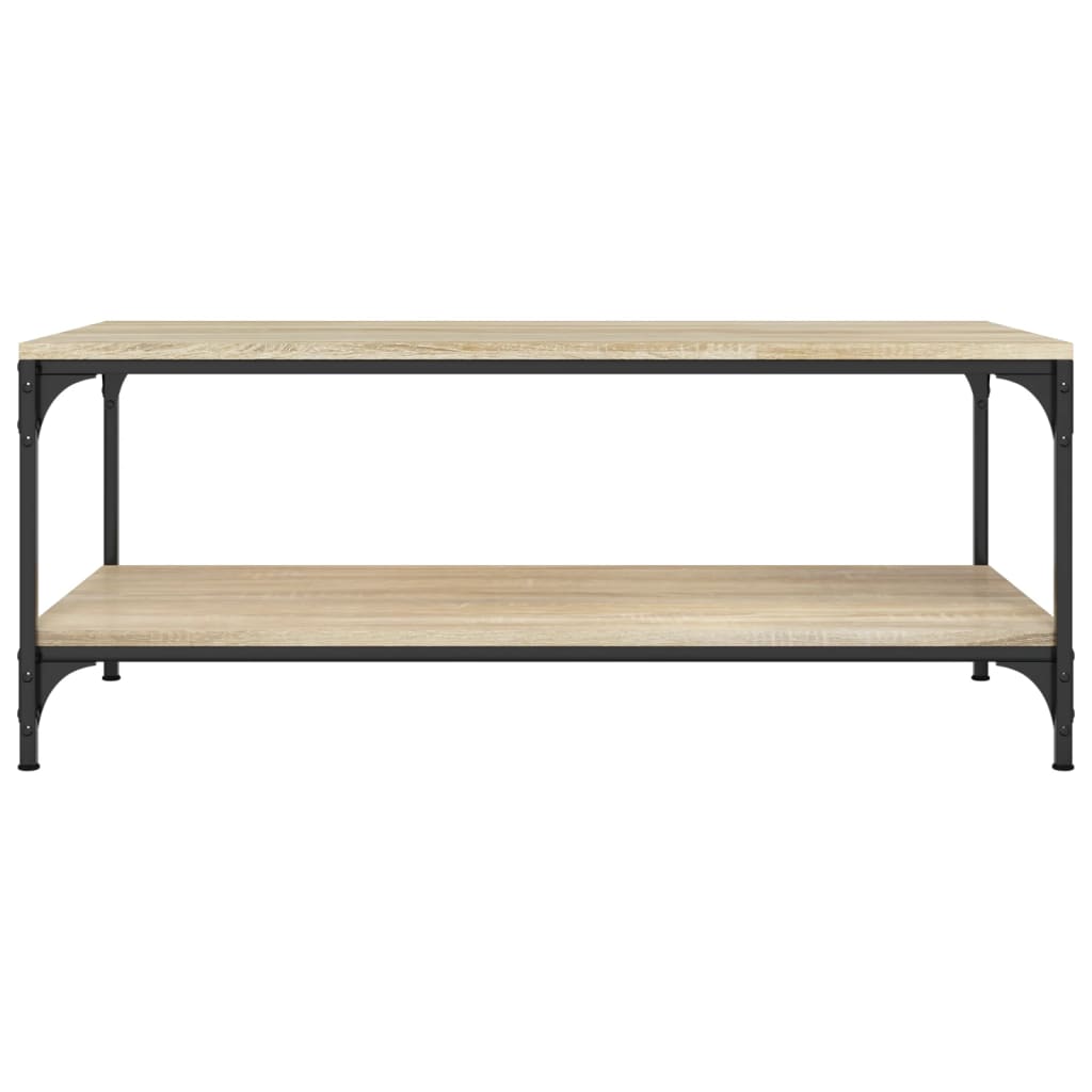 Table basse Chêne sonoma 80x50x40 cm Bois d'ingénierie - XIOS