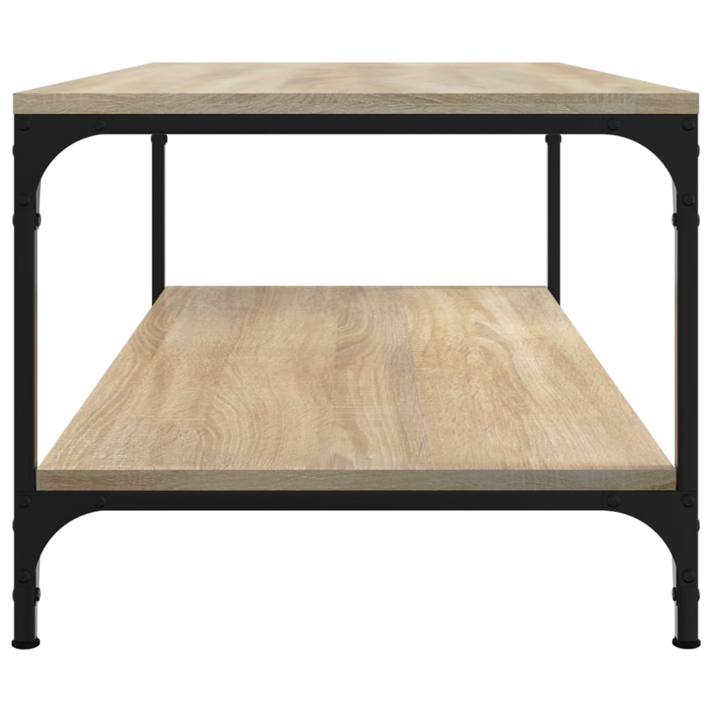 Table basse Chêne sonoma 80x50x40 cm Bois d'ingénierie - XIOS