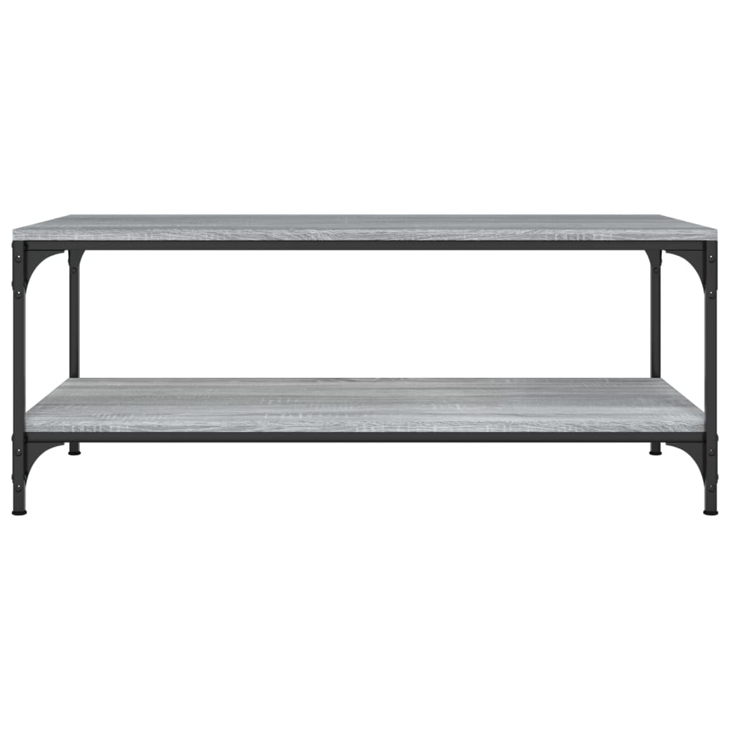 Table basse Sonoma gris 80x50x40 cm Bois d'ingénierie - XIOS