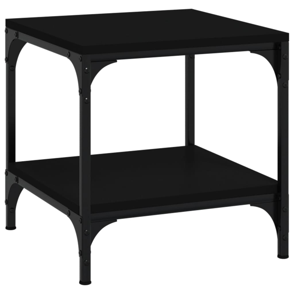 Table d'appoint Noir 40x40x40 cm Bois d'ingénierie - XIOS